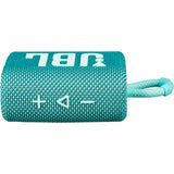 JBL Go 3 Portable Waterproof Bluetooth Speaker, Teal - Certified Refurbished