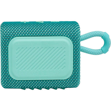 JBL Go 3 Portable Waterproof Bluetooth Speaker, Teal - Certified Refurbished