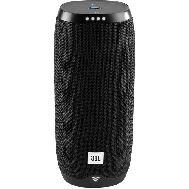 JBL Voice-activated Speaker- Portable Link 20- Black - Certified Refurbished