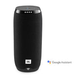 JBL Voice-activated Speaker- Portable Link 20- Black - Certified Refurbished