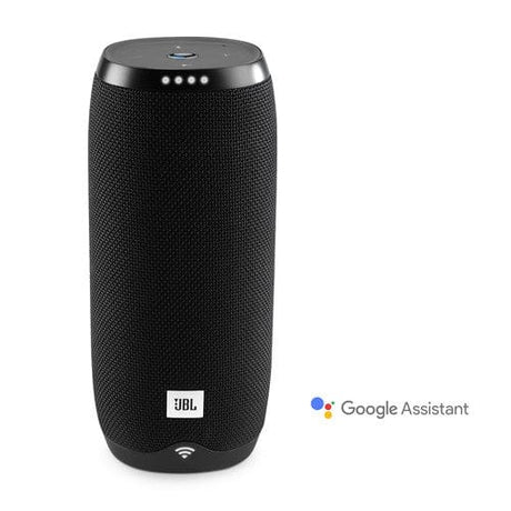 JBL Voice-activated Speaker- Portable Link 20- Black - Certified Refurbished