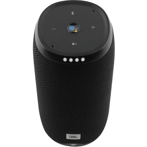 JBL Voice-activated Speaker- Portable Link 20- Black - Certified Refurbished