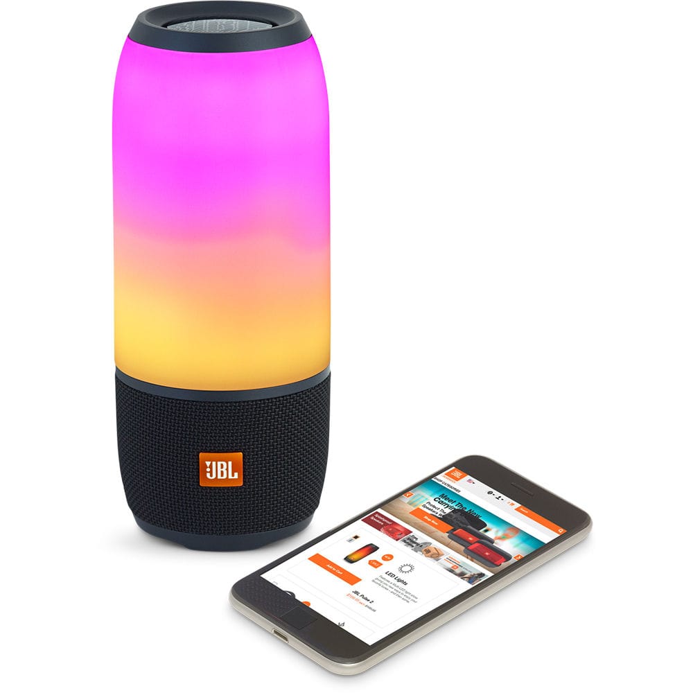 JBL Pulse 3 Portable Bluetooth Speaker, Black - Certified Refurbished