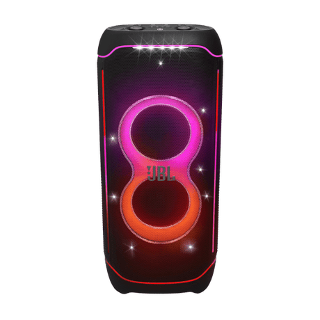 JBL PartyBox Ultimate Wireless Speaker, 1100 Watts, Light Show, IPx4 Splashproof, Dual Mic & Guitar Inputs, Portable Handle & Wheels - Certified Refurbished