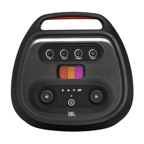 JBL PartyBox Ultimate Wireless Speaker, 1100 Watts, Light Show, IPx4 Splashproof, Dual Mic & Guitar Inputs, Portable Handle & Wheels - Certified Refurbished