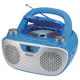 Jensen CD-485 1-Watt Portable Stereo CD Player with AM/FM Radio, Blue