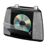 Jensen Portable Bluetooth CD Music System with FM Radio, CD-565, Black