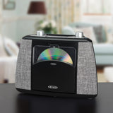 Jensen Portable Bluetooth CD Music System with FM Radio, CD-565, Black