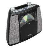 Jensen Portable Bluetooth CD Music System with FM Radio, CD-565, Black