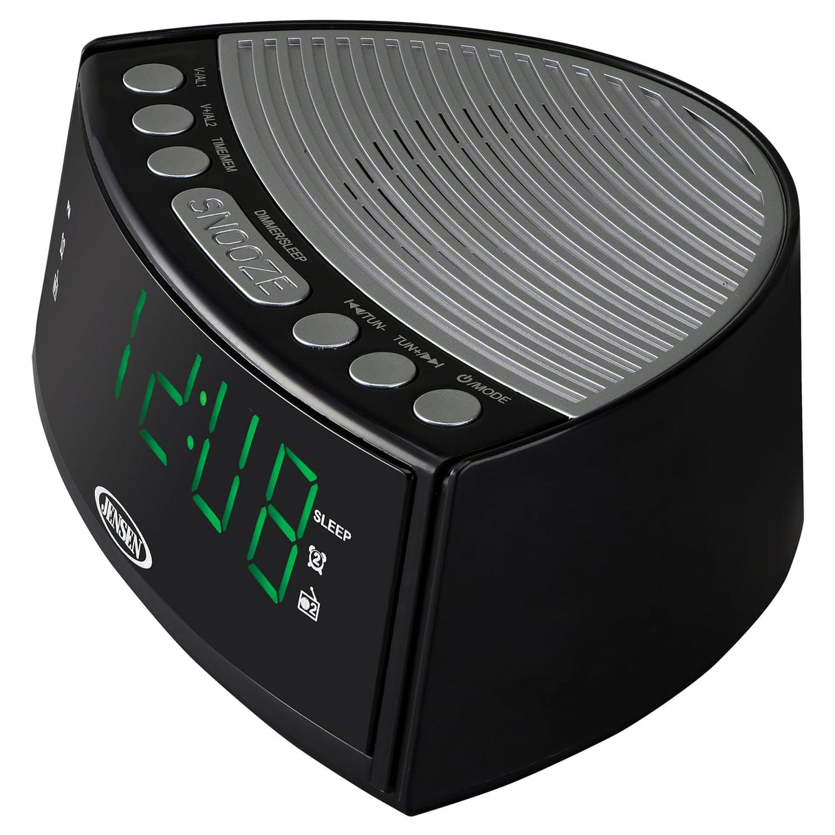 Jensen JCR-160 AM/FM Digital Dual-Alarm Clock Radio