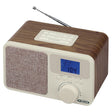 Jensen JCR-315 Digital AM/FM Dual-Alarm Clock Radio with Wood Cabinet