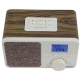 Jensen JCR-315 Digital AM/FM Dual-Alarm Clock Radio with Wood Cabinet
