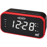 Jensen AM/FM/NOAA Weather Band Clock Radio with Weather Alert