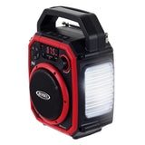 Jensen Portable NOAA Emergency Weather Radio with AM/FM/Alerts, 8000-mAh Power Bank, 4-Way Power, LED Lights, Bluetooth, USB Charging