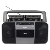 Jensen MCR-1500 Portable Stereo CD Player and Dual-Deck Cassette Player/Recorder with AM/FM Radio