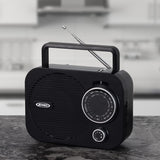 Jensen Portable AM/FM Radio with Telescoping Antenna, MR-550