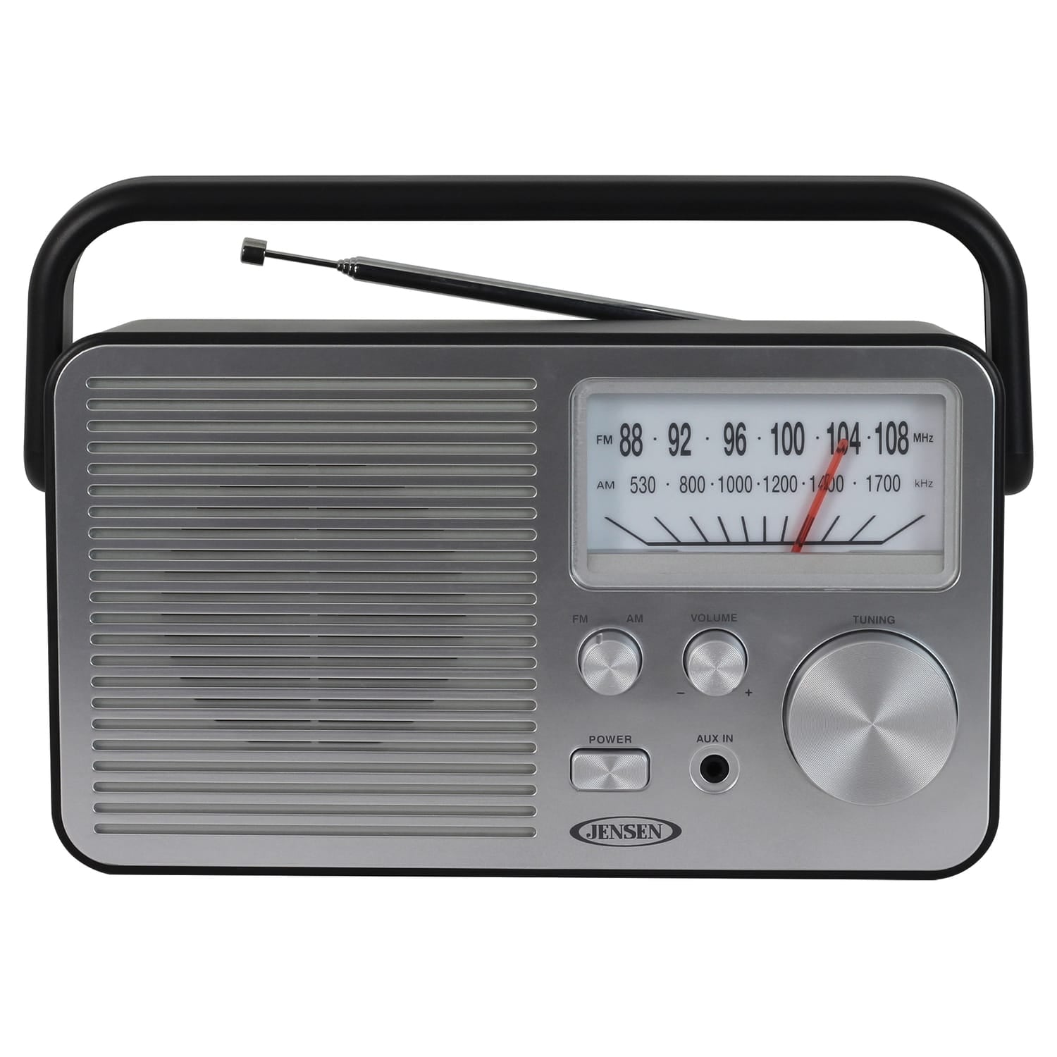 Jensen MR-750 Portable AM/FM Radio, Black