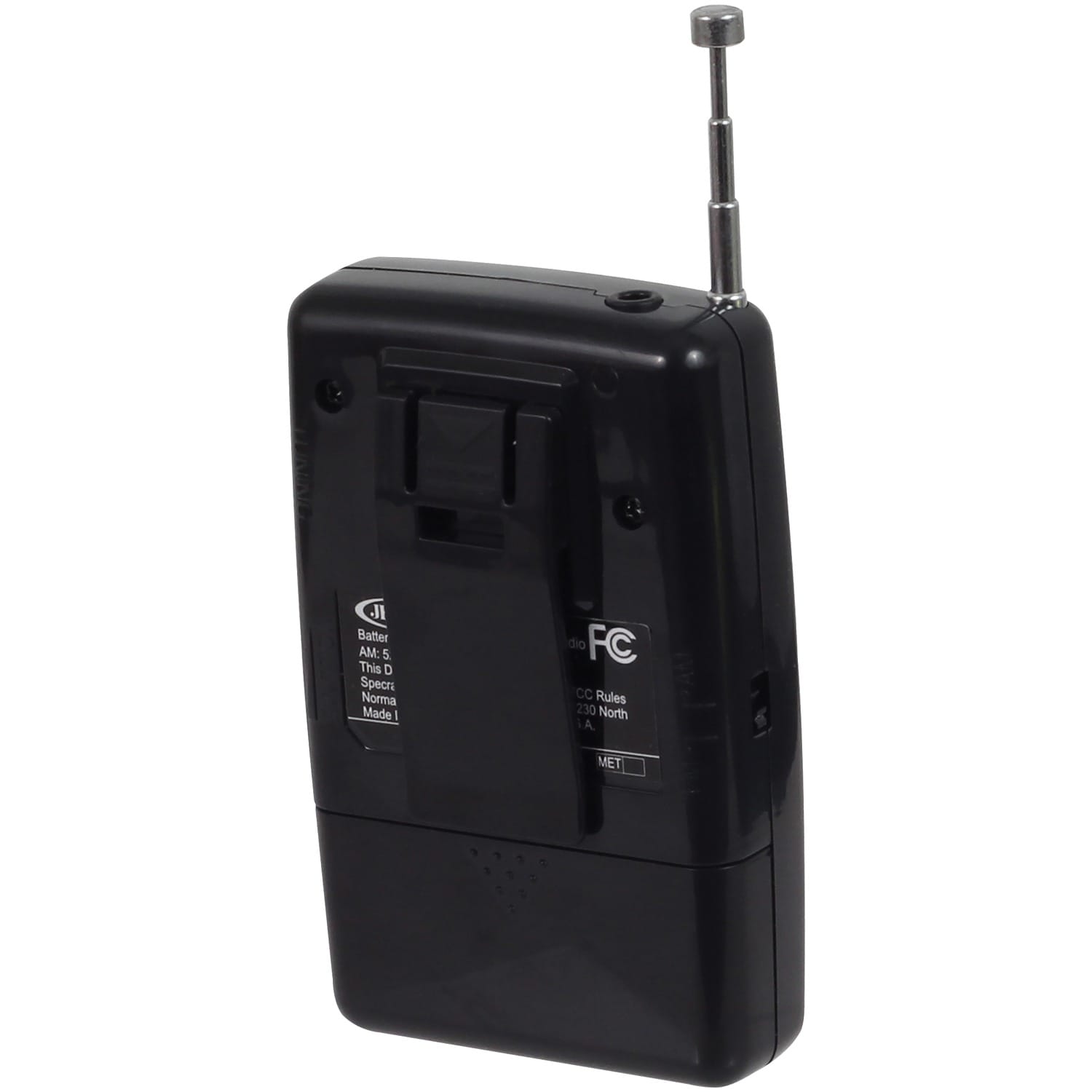 Jensen MR80 AM/FM Portable Pocket Radio