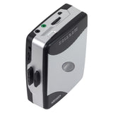 Jensen Portable Stereo Cassette Player with AM/FM Radio and Earbuds, SCR-75, Silver/Black