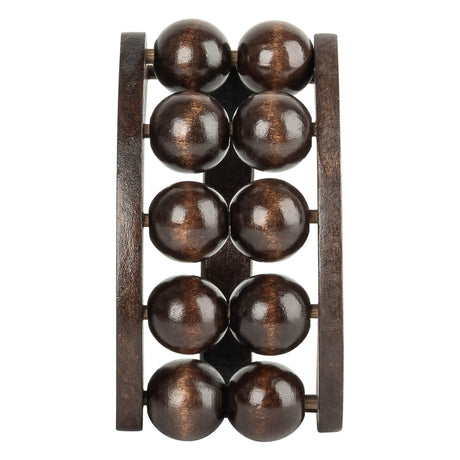 Brookstone Handheld Wooden Body Massager, Brown