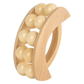 Brookstone Handheld Wooden Body Massager, Wood