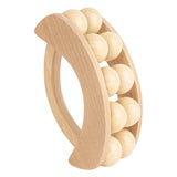 Brookstone Handheld Wooden Body Massager, Wood