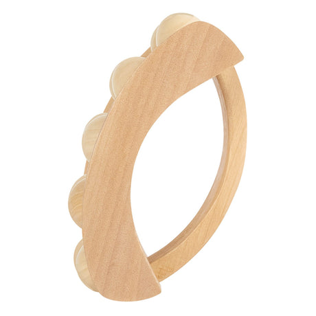 Brookstone Handheld Wooden Body Massager, Wood