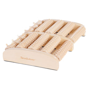 Brookstone Wooden Foot Massager, Large, Wood