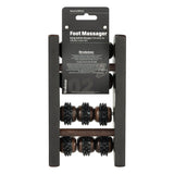 Brookstone Wooden Foot Massager, Brown