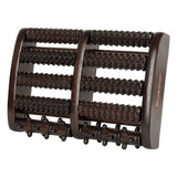 Brookstone Wooden Foot Massager, Large, Brown
