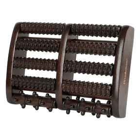 Brookstone Wooden Foot Massager, Large, Brown