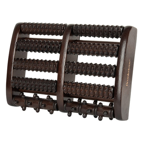 Brookstone Wooden Foot Massager, Large, Brown