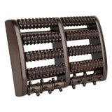 Brookstone Wooden Foot Massager, Large, Brown