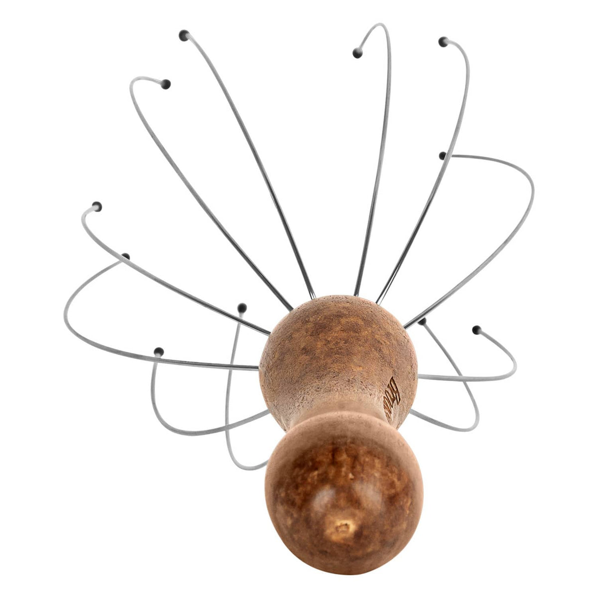 Brookstone Handheld Scalp Massager, Brown