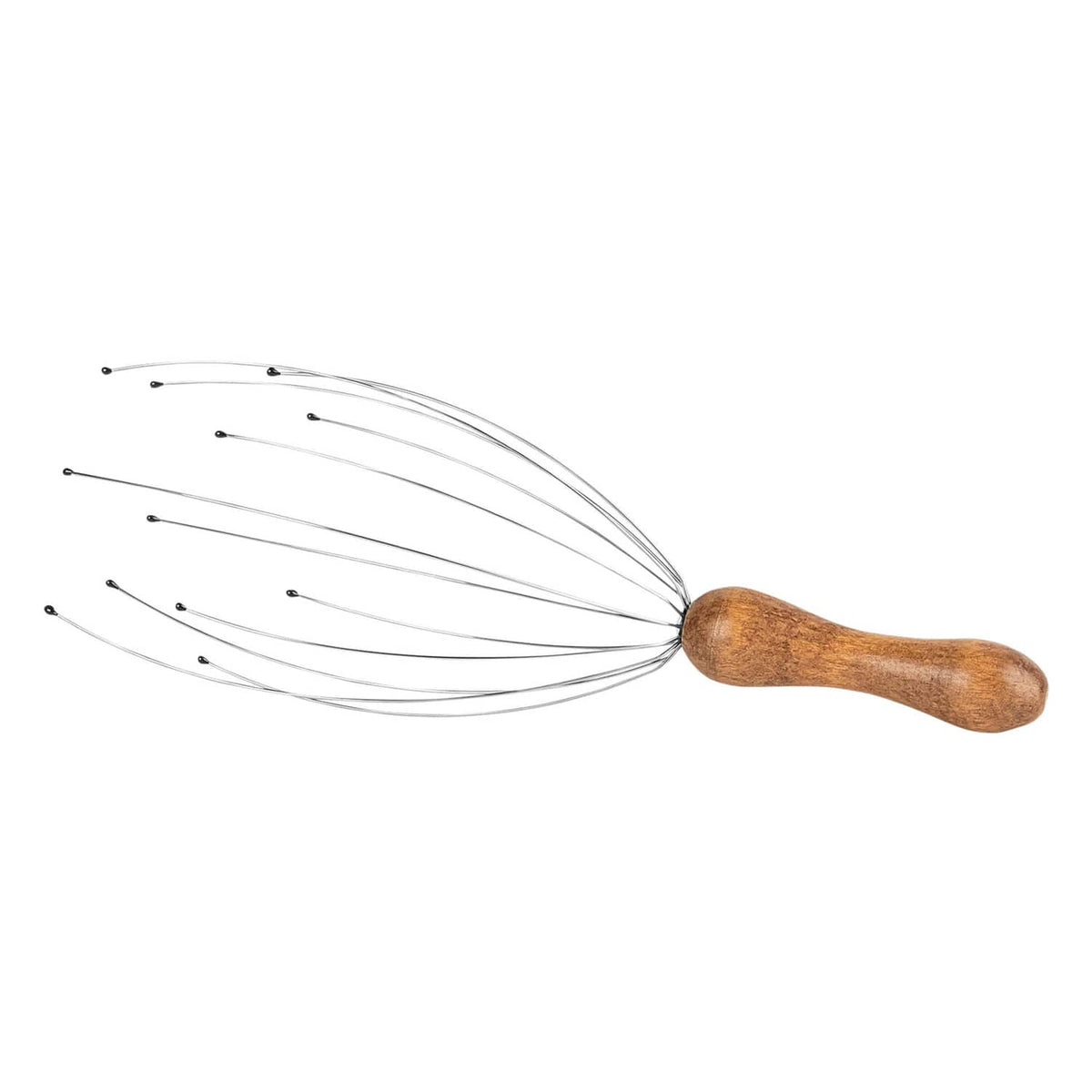 Brookstone Handheld Scalp Massager, Brown