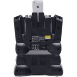 Karaoke USA DVD/CDG/MP3G 35-Watt Karaoke Machine with 7-In. Color Screen, Bluetooth, Record Function, 2 Microphones, and Remote