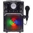 Karaoke USA Portable MP3 Karaoke Player with Bluetooth, PA, and Built-In Battery