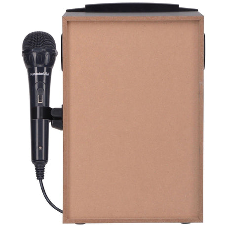 Karaoke USA Portable MP3 Karaoke Player with Bluetooth, PA, and Built-In Battery