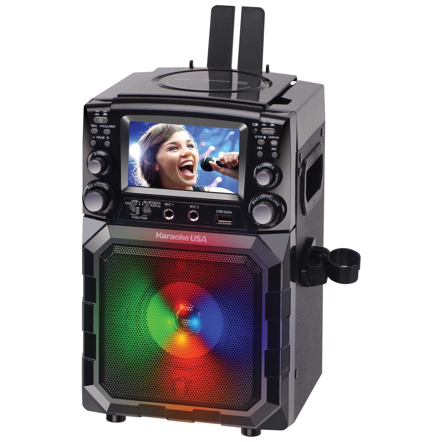 Karaoke USA Portable CDG/MP3G Karaoke Player with 4.3-Inch Color TFT Screen