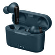 JVC RIPTIDZ TWS Bluetooth In-Ear Earbuds with Mic and Charging Case, up to 30 Hours Play Time, IPX5 Waterproof, HA-A9T, Navy