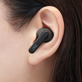 JVC RIPTIDZ TWS Bluetooth In-Ear Earbuds with Mic and Charging Case, up to 30 Hours Play Time, IPX5 Waterproof, HA-A9T, Black