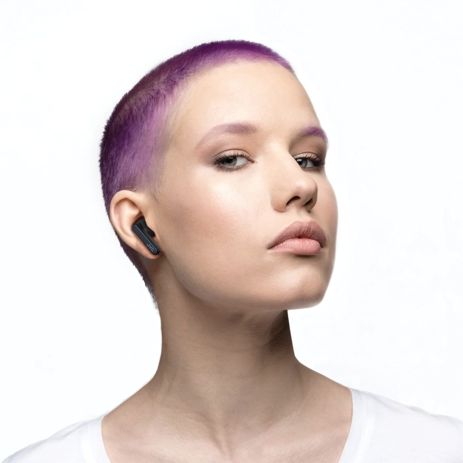 JVC RIPTIDZ TWS Bluetooth In-Ear Earbuds with Mic and Charging Case, up to 30 Hours Play Time, IPX5 Waterproof, HA-A9T, Black