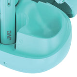 JVC TWS Bluetooth In-Ear Ultra-Compact Earbuds with Mic with Charging Case, up to 28 Hours Play Time, HA-D6T, Green