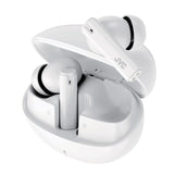 JVC TWS Bluetooth In-Ear Ultra-Compact Earbuds with Mic with Charging Case, up to 28 Hours Play Time, HA-D6T, White