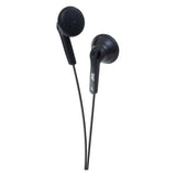 JVC Wired On-Ear Earbud-Style Headphones with 3.5-mm Connector, HA-F12, Black