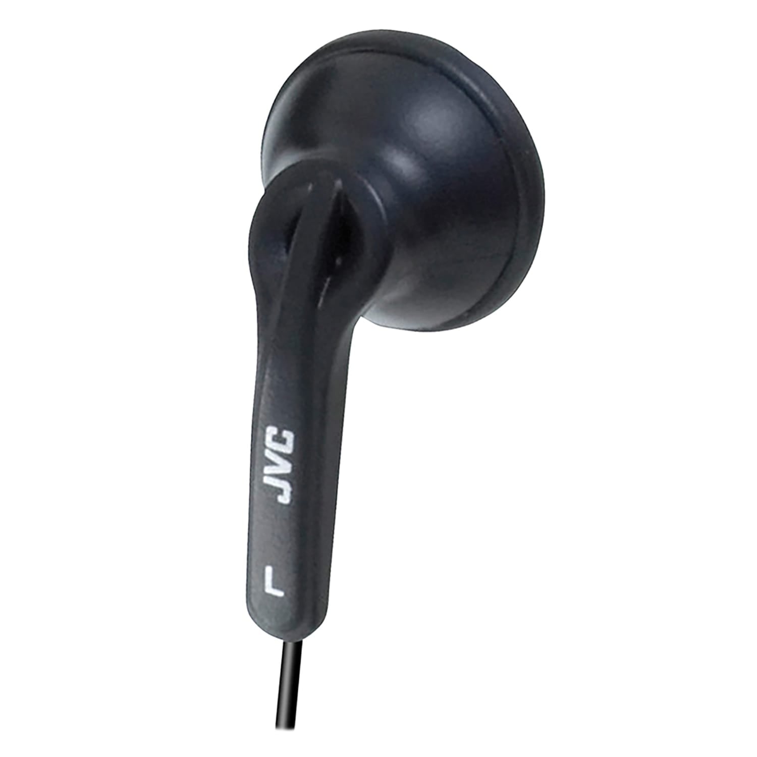 JVC Wired On-Ear Earbud-Style Headphones with 3.5-mm Connector, HA-F12, Black