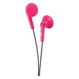 JVC Wired On-Ear Earbud-Style Headphones with 3.5-mm Connector, HA-F12, Pink
