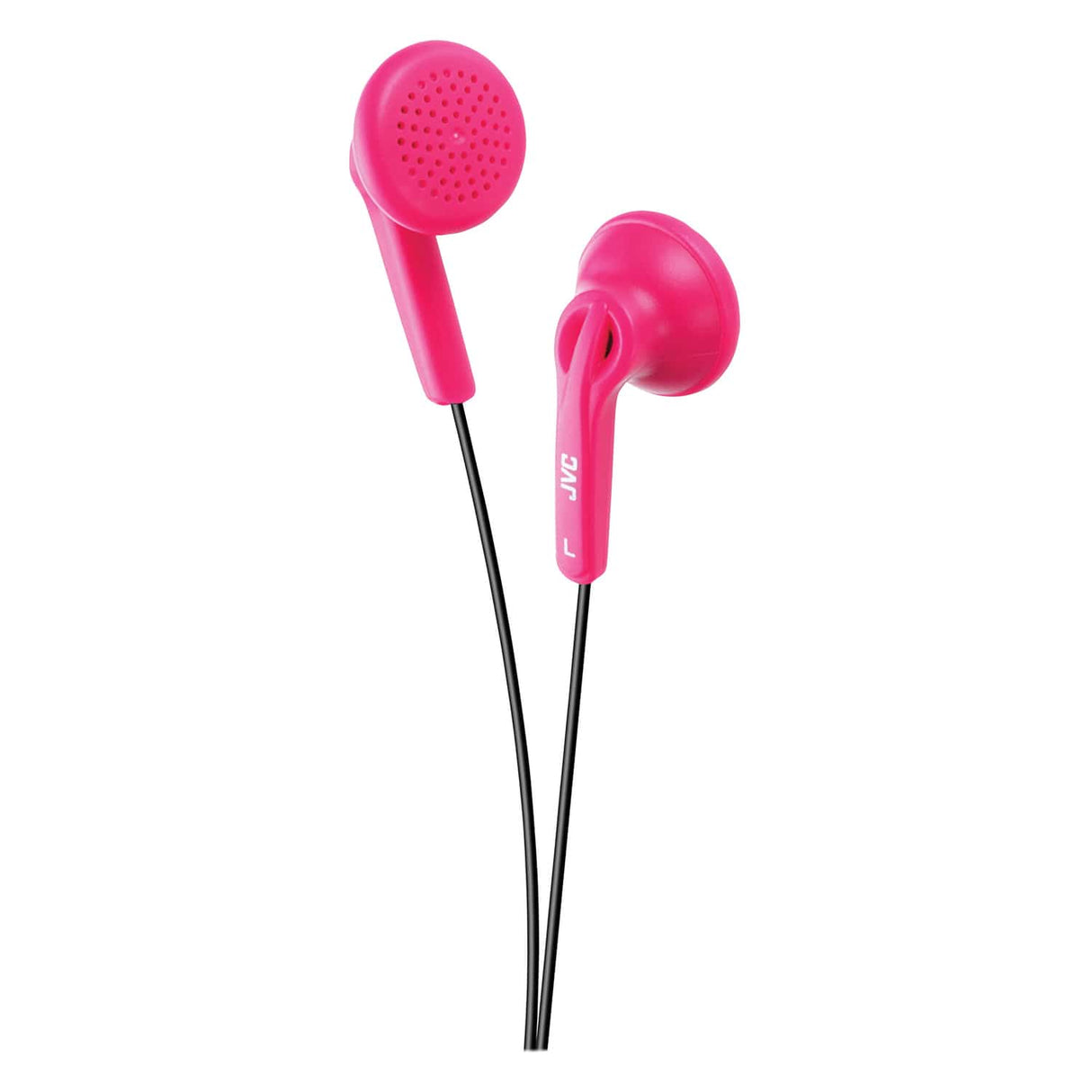 JVC Wired On-Ear Earbud-Style Headphones with 3.5-mm Connector, HA-F12, Pink