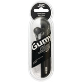 JVC Gumy Wired Earbuds In-Ear Headphones with In-Line Mic/Remote and 3.5-mm Connector, HA-F160, Black