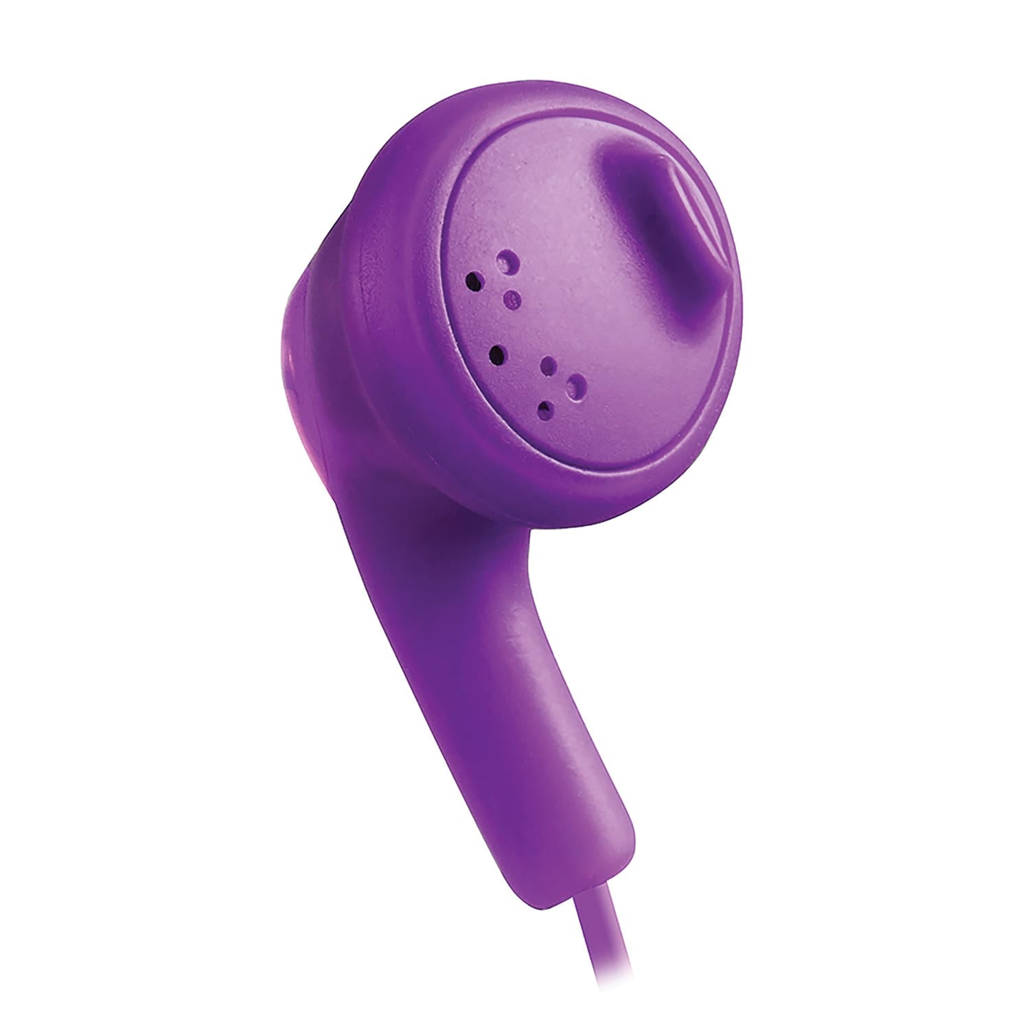 JVC Gumy Wired Earbuds In-Ear Headphones with In-Line Mic/Remote and 3.5-mm Connector, HA-F160, Purple